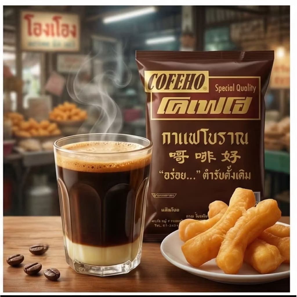 โคเฟโฮกาแฟโบราณขนาดบรรจุ650กรัม*6ถุง/ลัง รูปที่ 9