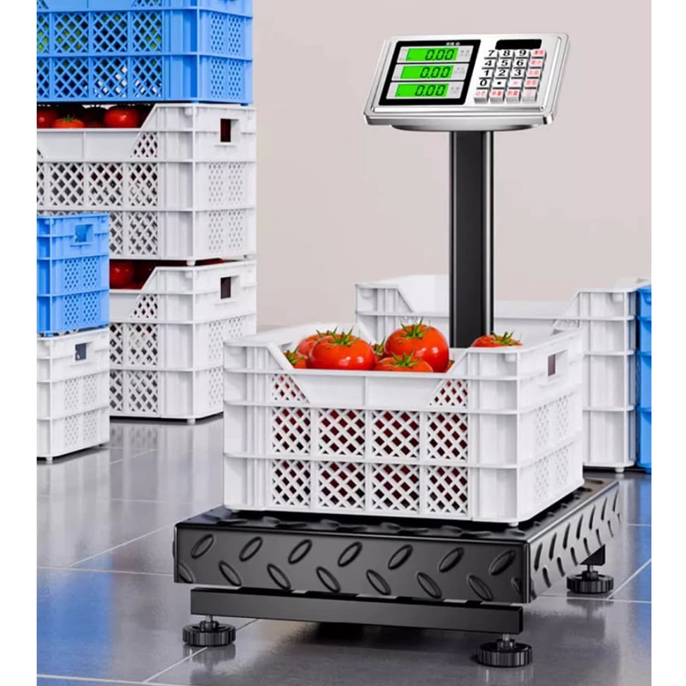 ตาชั่งดิจิตอล150kg-300kg จอแสดงผล LCD เครื่องชั่งอิเล็กทรอนิกส์เชิงพาณิชย์ ตาชั่งหมู300โล ตาชั่ง ตราชั่งดิจิตอล กิโลดิจิ รูปที่ 7