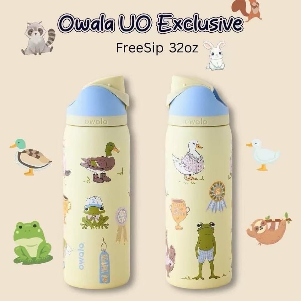 ขวดน้ำเก็บอุณหภูมิ Owala FreeSip สแตนเลส304 24oz /32oz เก็บเย็นยาวนาน ดีไซน์ฝาปิดแน่น ไม่หกไม่ซึม รูปที่ 7
