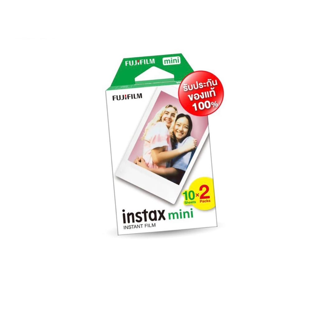 หมดอายุ 2028 ฟิล์ม Fujifilm Instax Mini Film ฟิล์มขอบขาว 10 แผ่น 20 แผ่นของแท้!! รูปที่ 1