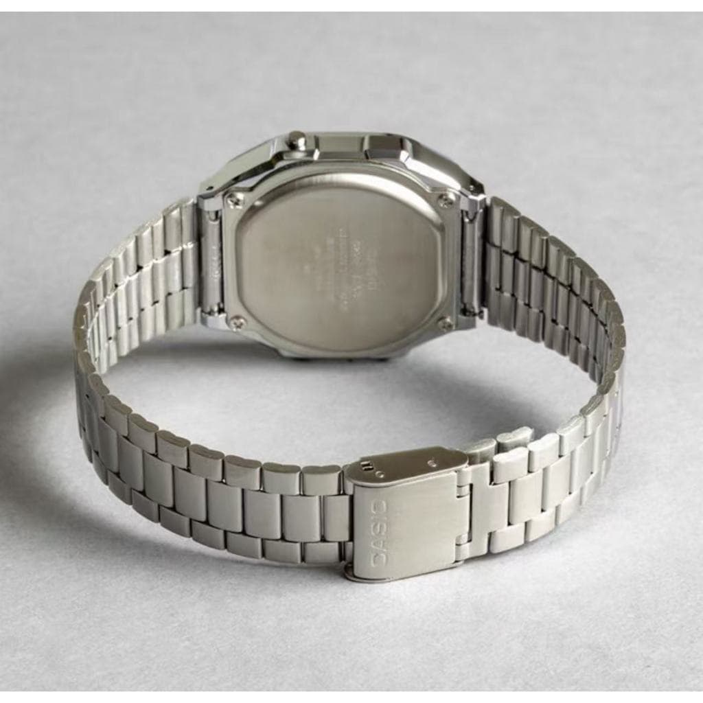 นาฬิกาดิจิทัลสแตนเลส รุ่น-158-สายสแตนเลส กระจกมิเนอรัล ขนาดหน้าปัด 34mm รูปที่ 3