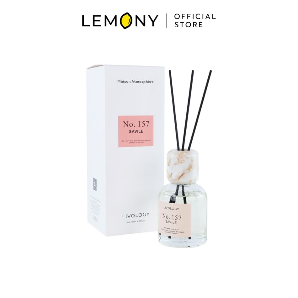 LEMONY ก้านไม้หอมปรับอากาศ LIVOLOGY Maison Atmosphere ขนาด 180 มล. รูปที่ 3