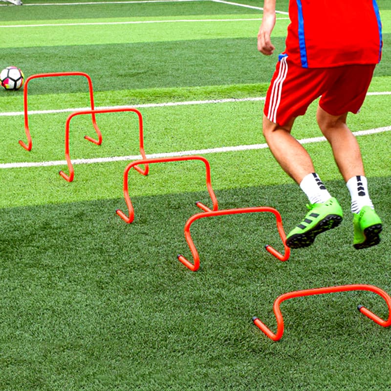 แท่นกระโดด อุปกรณ์ฝึกซ้อม Football Barriers รั้วกระโดด แข็งแรง ทนทาน สูง ฝึกกระโดดและความเร็ว 5ขนาด รูปที่ 3