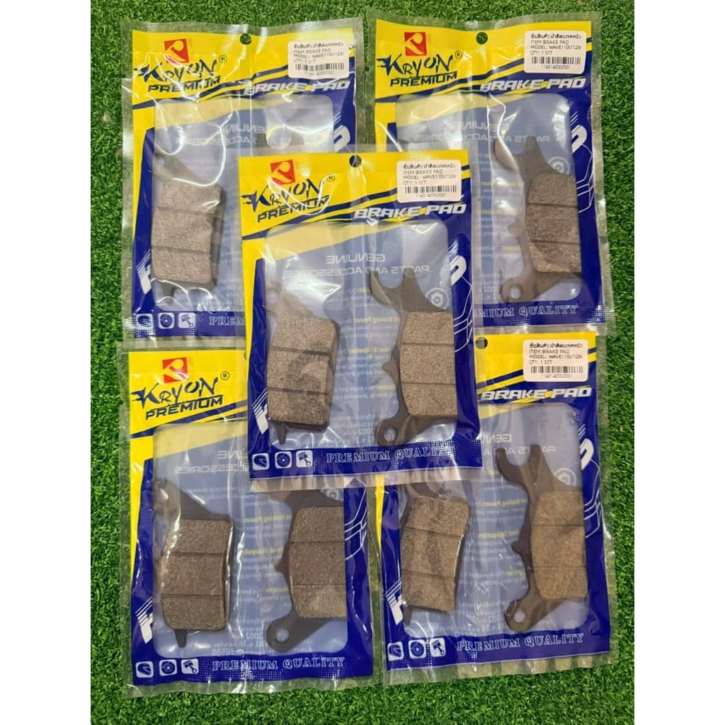 ผ้าเบรคหน้า 5 คู่ WAVE110i ทุกรุ่น, WAVE125i-NEW ปลาวาฬ 06455-KWB-601 รูปที่ 1