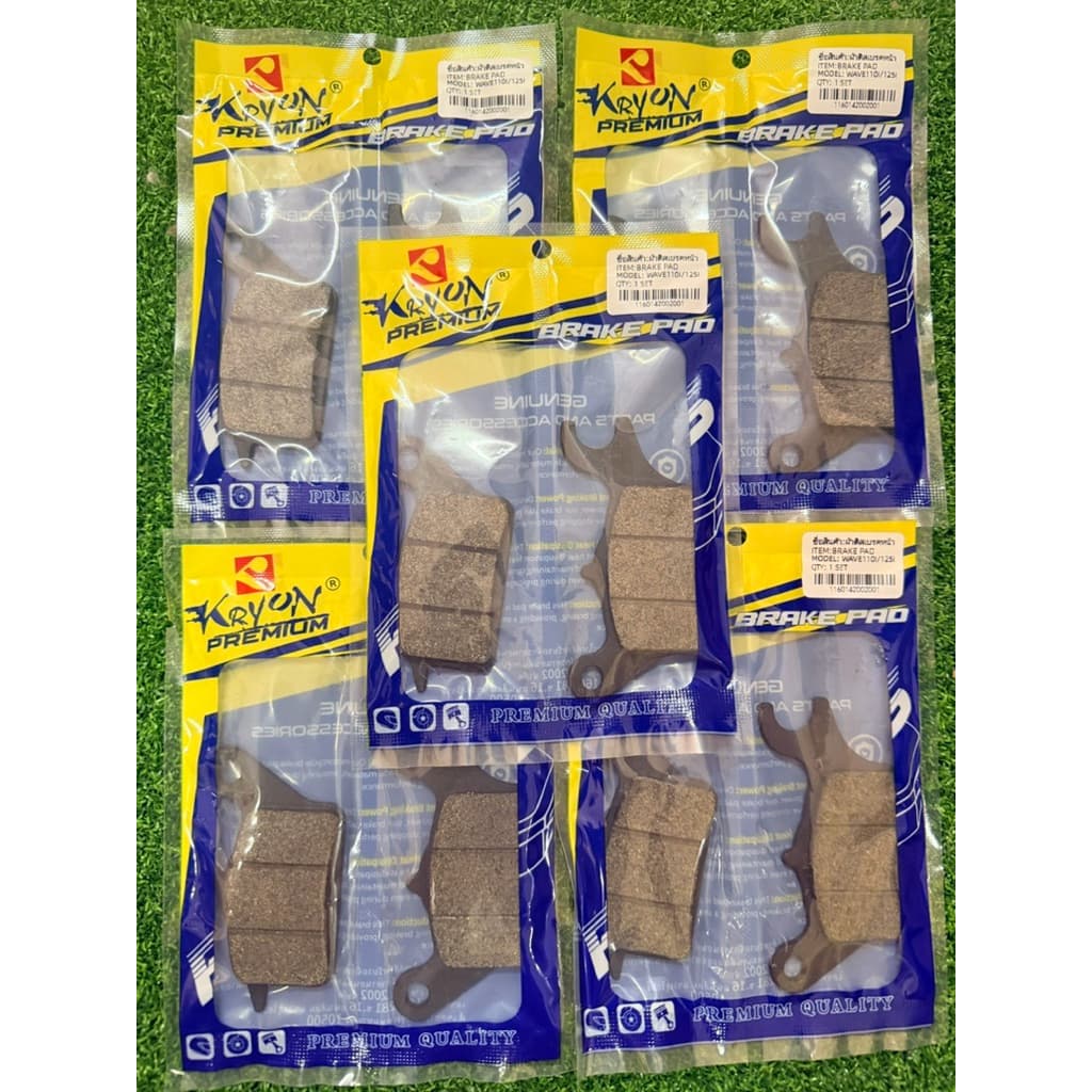 ผ้าเบรคหน้า 5 คู่ WAVE110i ทุกรุ่น, WAVE125i-NEW ปลาวาฬ 06455-KWB-601 รูปที่ 3