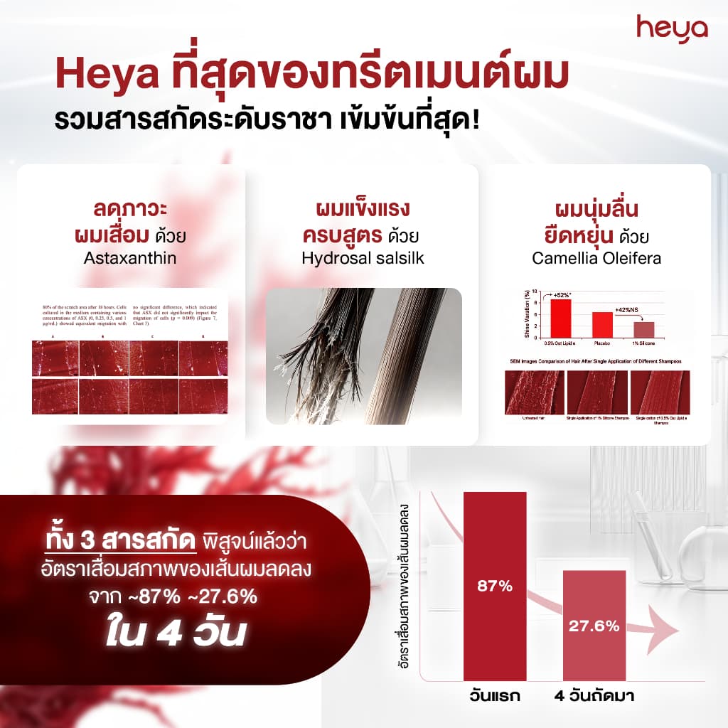 Heya Asta Treatment Hair Mask ทรีตเมนต์ Astaxanthin เจ้าแรกในไทย แก้ได้ทุกปัญหาผม รูปที่ 2
