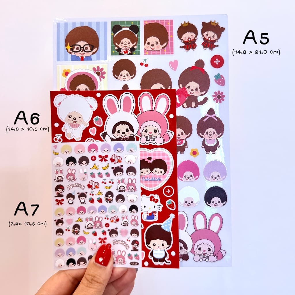 Sticker ขนาด A5 สติ๊กเกอร์ขนาด A5 แผ่นใหญ่ รูปที่ 2