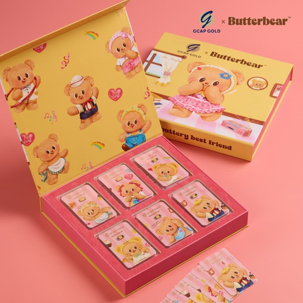 GCAP x ButterBear Box Set Sweet Moments Collection 96.50% น้ำหนัก 0.1 กรัม รูปที่ 1