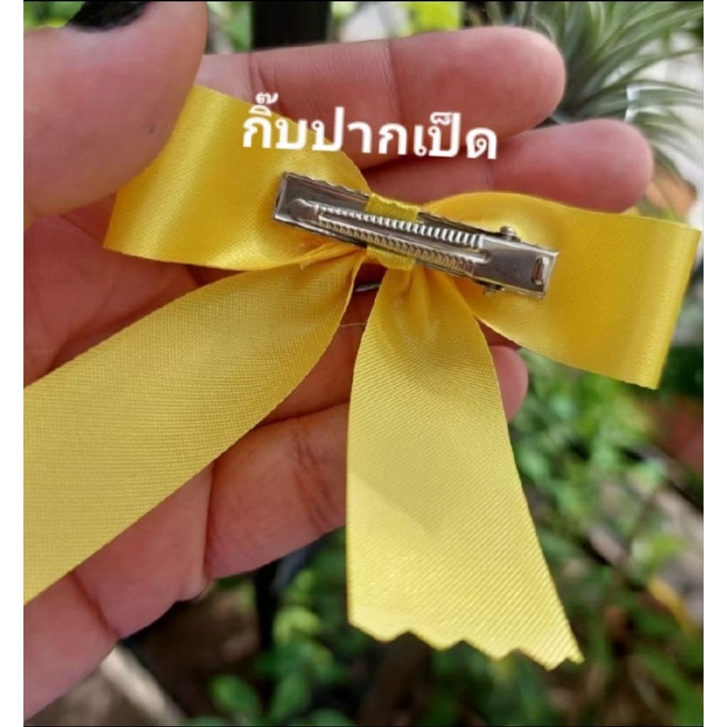โบว์ติดผมคละสี โบว์นักเรียน ด่วน แบบคู่ เลือกได้หลายสี ขั้นต่ำ 3 คู่ริบบิ้นกว้าง 2 Cm งานแฮนด์เมค รูปที่ 6