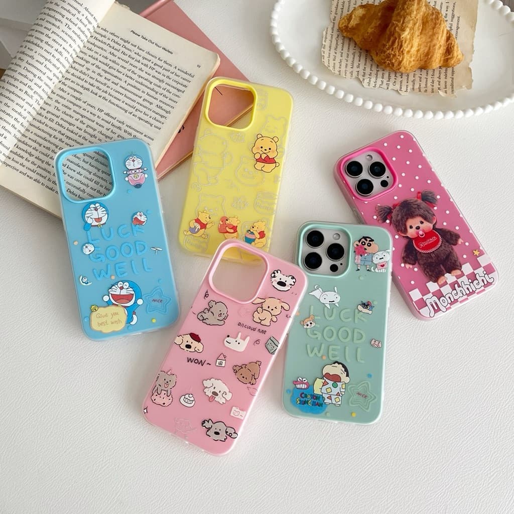เคสโทรศัพท์ สำหรับ Redmi 15 15C A5 งาน TPU 2ชั้นลายการ์ตูน ป้องกันการกระแทกลายสวย สินค้า จากไทย #2S-mon รูปที่ 1