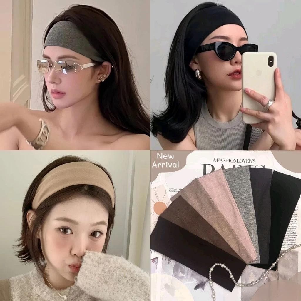 BLIVOผ้าคาดผมสายฝอ Headband ใส่สบายเนื้อผ้าดียืดได้เยอะ ซับเหงื่อได้ รูปที่ 1