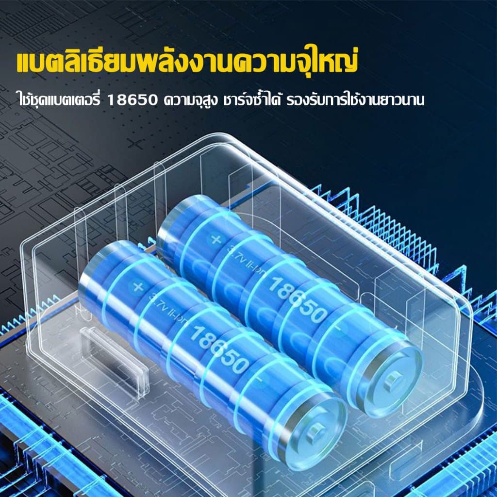 รับประกัน 20 ปีไฟฉายคาดหัว 20000mAH แบตอึด48-72ชม ไส้ P90 ชาร์จได้ กันน้ำ แคมป์ปิ้ง ตกปลา ไฟส่องกบ ไฟคาดหัว ไฟฉาย รูปที่ 3