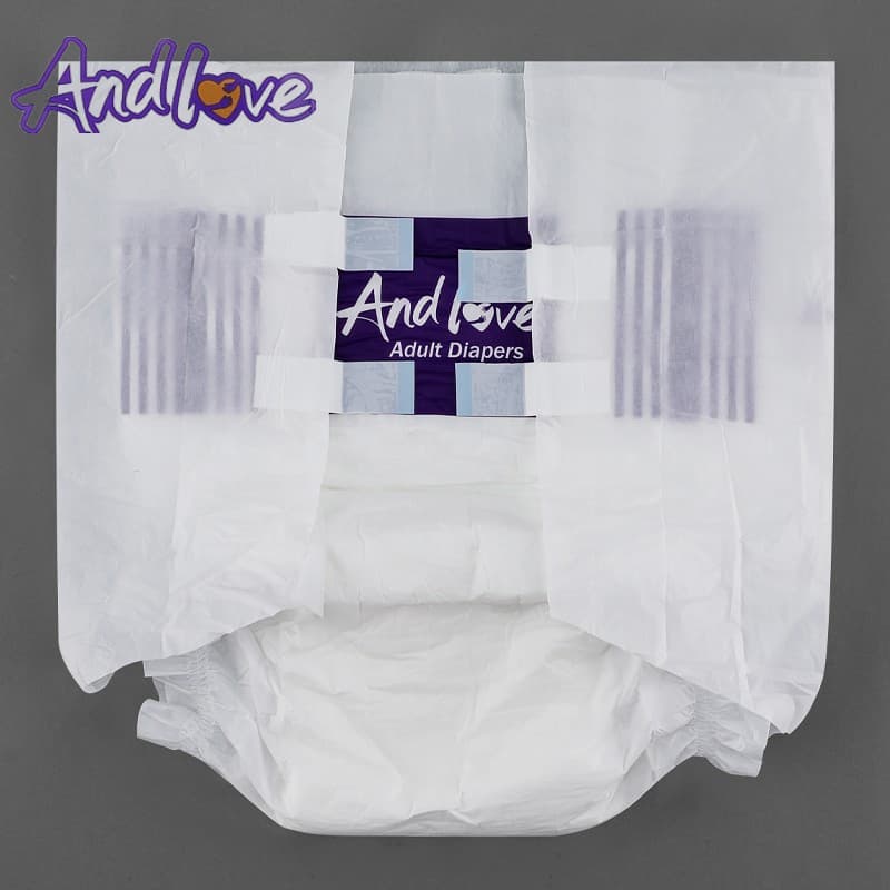 ผ้าอ้อมผู้ใหญ่ Andlove ใช้ได้ทั้งชายหญิง ปลี่ยนง่าย M/L/XL adult diapers ผ้าอ้อมแบบเทป รูปที่ 4