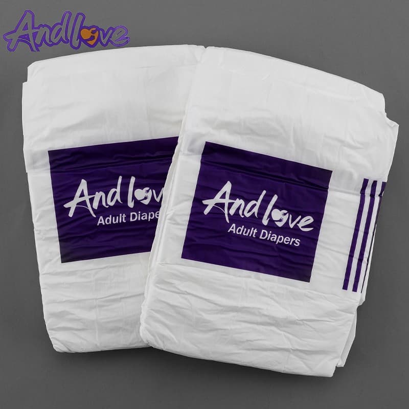 ผ้าอ้อมผู้ใหญ่ Andlove ใช้ได้ทั้งชายหญิง ปลี่ยนง่าย M/L/XL adult diapers ผ้าอ้อมแบบเทป รูปที่ 7