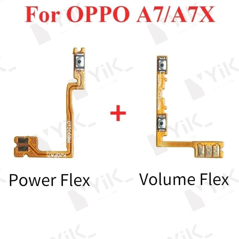 การจัดส่งสินค้า 24H เปิดปุ่มปรับระดับเสียง flex สําหรับ OPPO A7 AX7 CPH1901 CPH1903 CPH1905 สายริบบิ้นปุ่มด้านข้าง รูปที่ 4