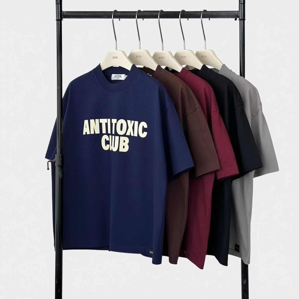 Atipashop - *01Antii Toxic T-Shirt | เสื้อยืดทรงBOXY ทรงบ็อกซี่ สกรีนลาย มีหลายไซส์ รูปที่ 4