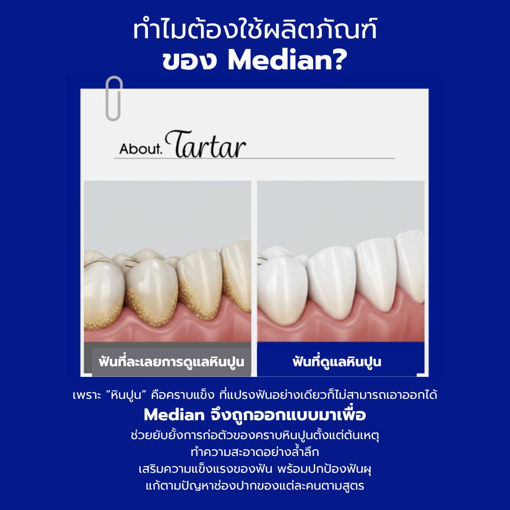 Median Tartar Toothpaste รูปที่ 2