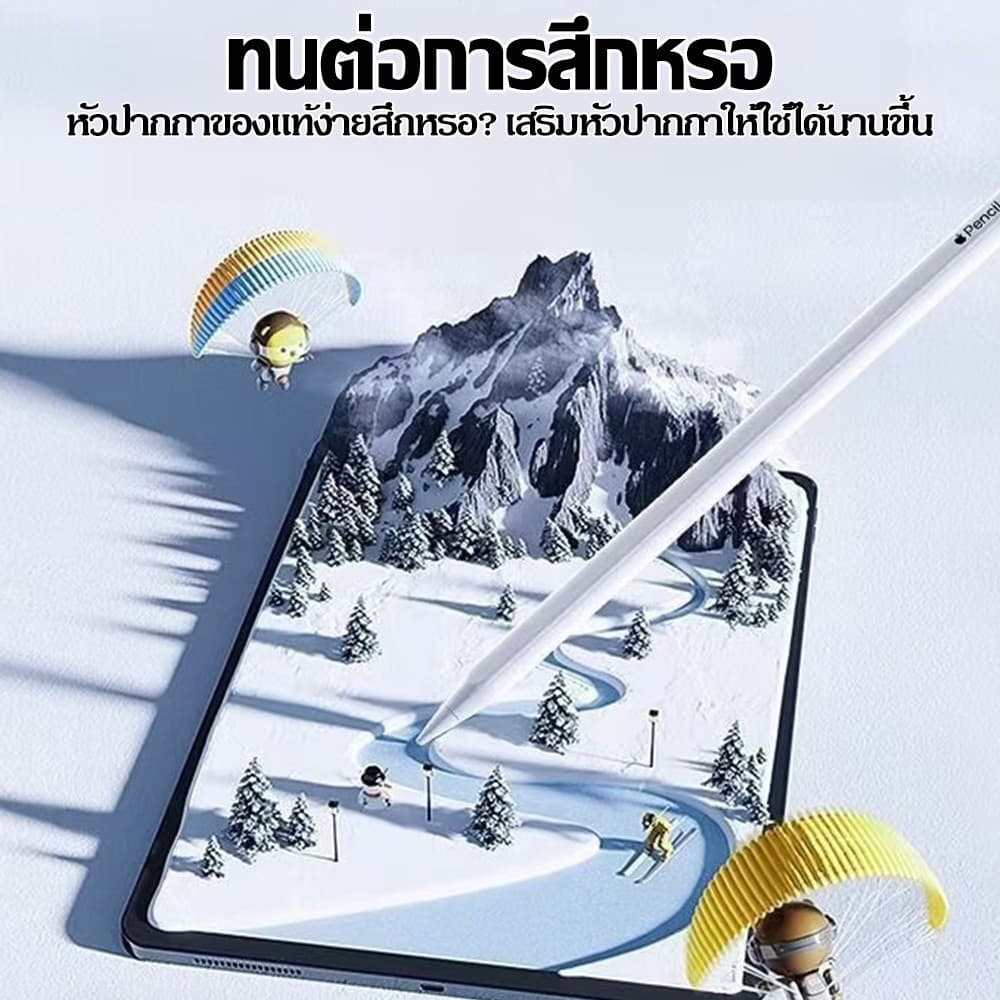 NEODIGI เคล็ดลับทดแทน 6 เท่าสําหรับ Pencil 1/2/3/Pro กล่อง Mini พร้อมปลายปากกานุ่มบาง สำหรับ Pad Pro/Air รูปที่ 7