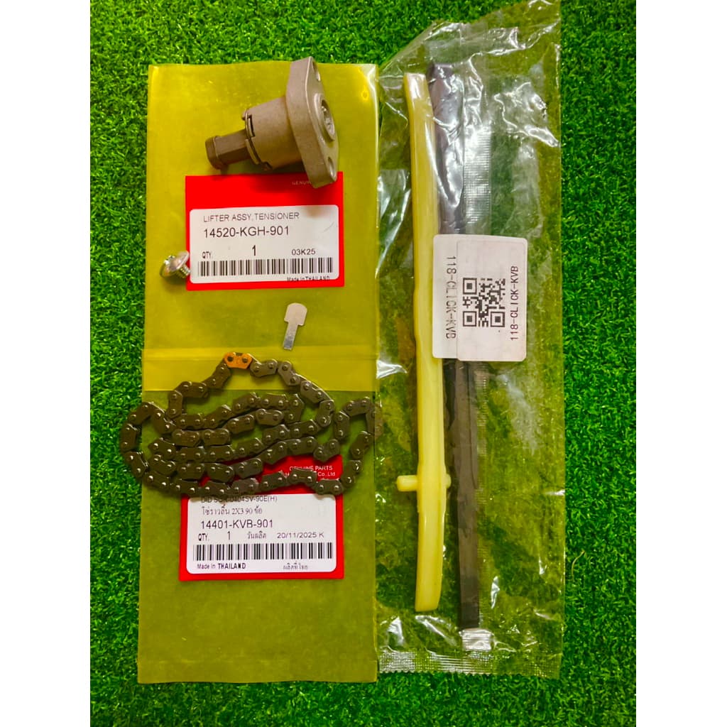 Scoopy-i ชุดโซ่ราวลิ้น ปี 2009-2019 สำหรับ Click 110 คาบู Click 110i และ Air Blade รหัส KVB ตรงรุ่น คุณภาพสูง รูปที่ 2