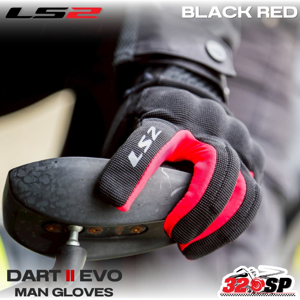 ส่งด่วน!! ถุงมือขับมอเตอร์ไซค์ LS2 DART II EVO MAN GLOVES ของแท้ !! 320SP รูปที่ 6