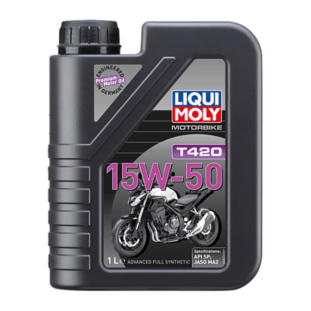 Liqui Moly น้ำมันเครื่องมอเตอร์ไซค์ MOTORBIKE 10w40,15w50 1L สังเคราะห์แท้ ใช้ได้กับรถเกียร์และออโต้ รูปที่ 2