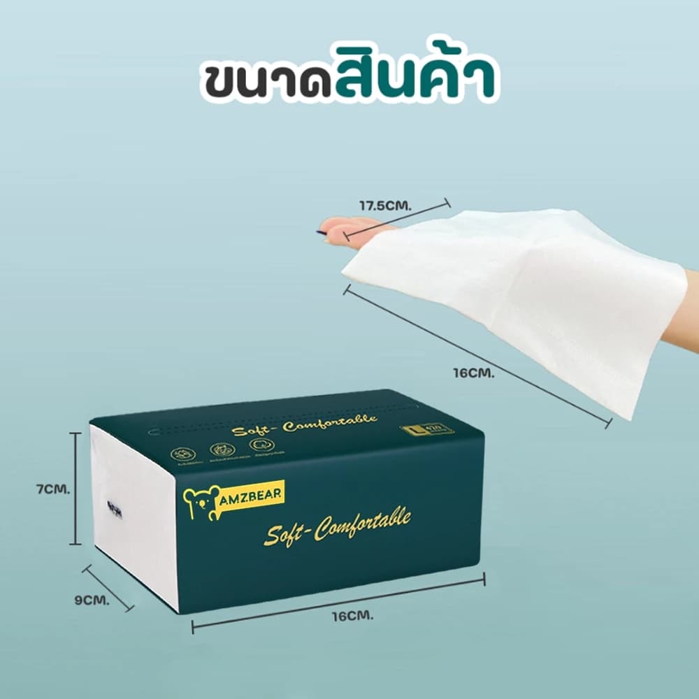 ทิชชู่ GB/T 20808 Air Cushion Soft Tissue 5 ชั้น.420 แผ่น ทิชชู่ยกแพ็ค รูปที่ 3