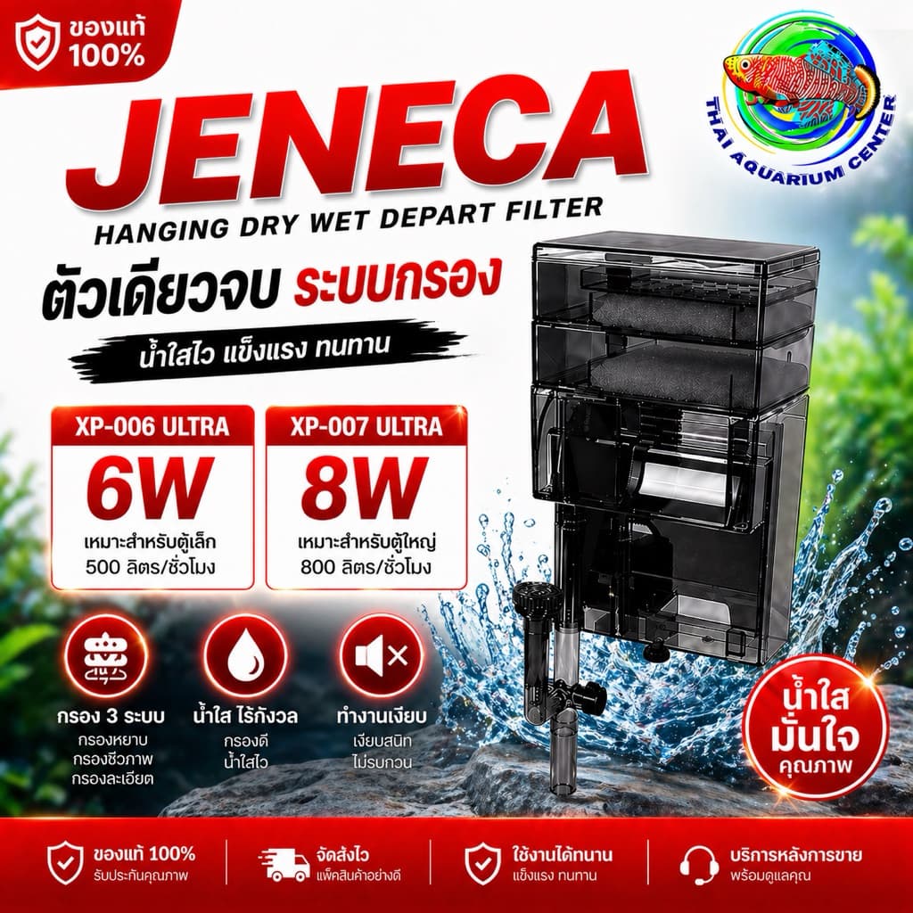 JENECA DULTRA Series กรองแขวนระบบ Dry & Wet แบบ 3-in-1 รุ่นใหม่ล่าสุดเพิ่มพื้นที่กรองมาก รูปที่ 1