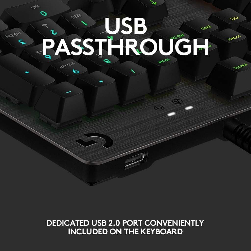 คีย์บอร์ดเกมมิ่งLogitech G512 Carbon Lightsync RGB Mechanical Gaming Keyboard รูปที่ 4