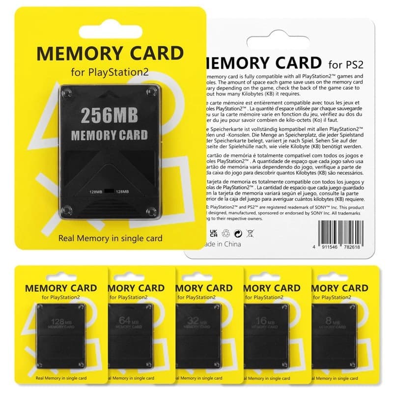 เซฟ​ PS2 เมมโมรี Playstation2 เซฟเมม PS2 Memory Card เมม Ps2 Save PS2 8 16 32 64 128 MB รูปที่ 1