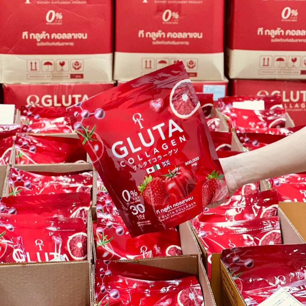 T-Gluta Collagen ออร่าโอโม่ 1 ถุง 30 ซอง ของแท้ รูปที่ 3