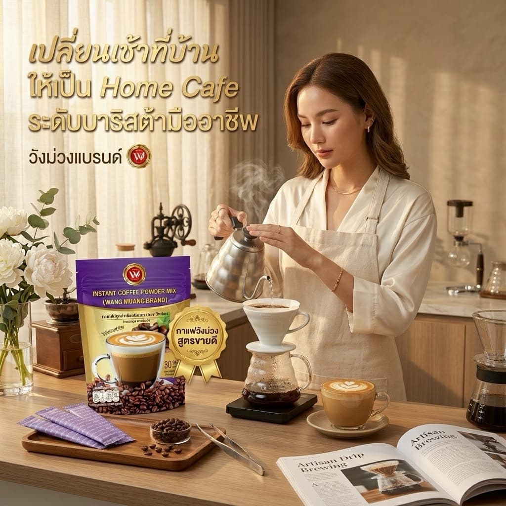 กาแฟวังม่วง ห่อสีม่วง รูปที่ 3
