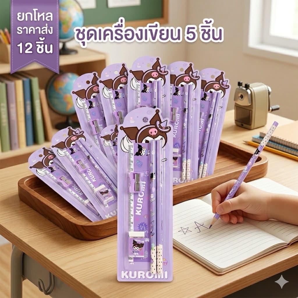 ยกโหลชุดเซทเครื่องเขียน มีหลายแบบ มีคาคาส่ง ส่งจากกรุงเทพ รูปที่ 7