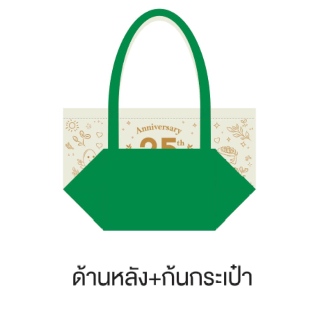 โกเด้นท์ กระเป๋าผ้าแคนวาส 14 ออนซ์ครอบรอบ 25 ปี รูปที่ 4