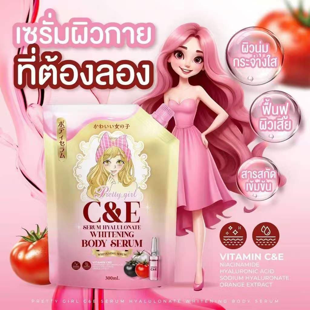 เซรั่มบำรุงผิวกาย Pretty Girl 300 มล. ผิวกระจ่างใส ดูฉ่ำเด้ง ขนาด 300 มล. รูปที่ 5