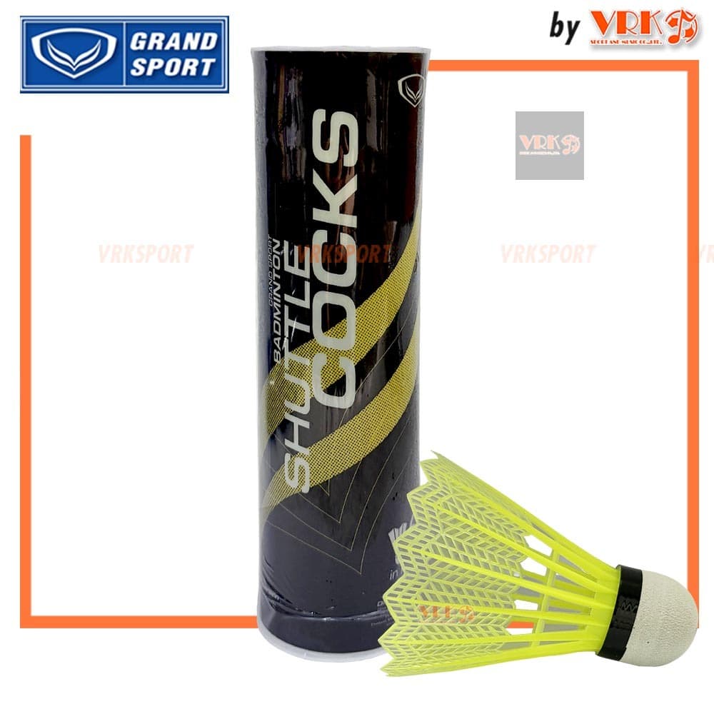 GRAND SPORT ลูกขนไก่พลาสติก แกรนด์สปอร์ต บรรจุ 6 ลูก รหัส 372971 / 972982 รูปที่ 1