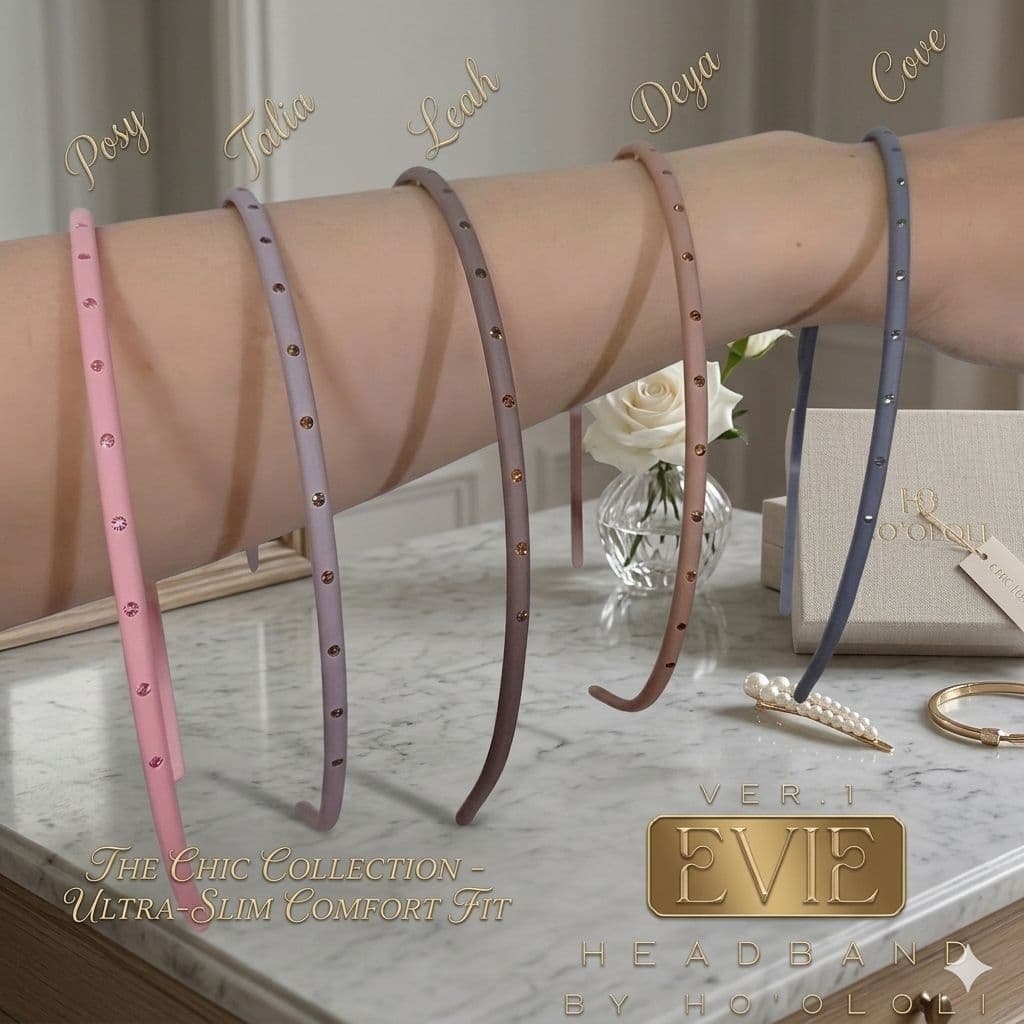 ไม่เจ็บ เส้นเล็ก 0,4 m.l HO'OLOLI HEADBAND : 𝘌𝘝𝘐𝘌 𝘏𝘌𝘈𝘋𝘉𝘈𝘕𝘋 𝙈𝘼𝙏𝙏𝙀 𝘾𝙊𝙇𝙊𝙍@ 𝘒𝘖𝘙𝘌𝘈 รูปที่ 5