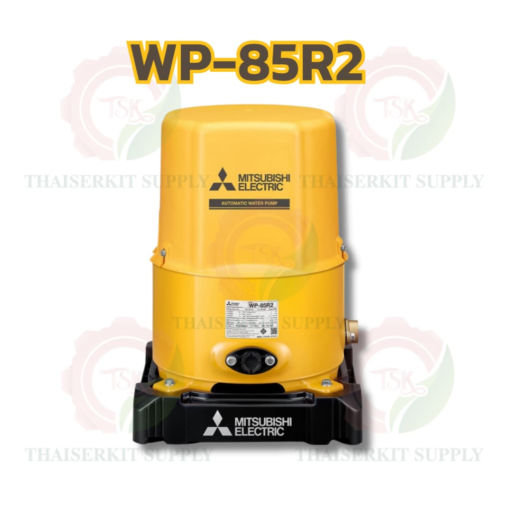 MITSUBISHI ปั๊มอัตโนมัติ รุ่น WP-85R2 / WP-105R2 / WP-155R2 / WP-205R2 / WP-255R2 / WP-305R2 ถังกลมสีเหลือง รูปที่ 4