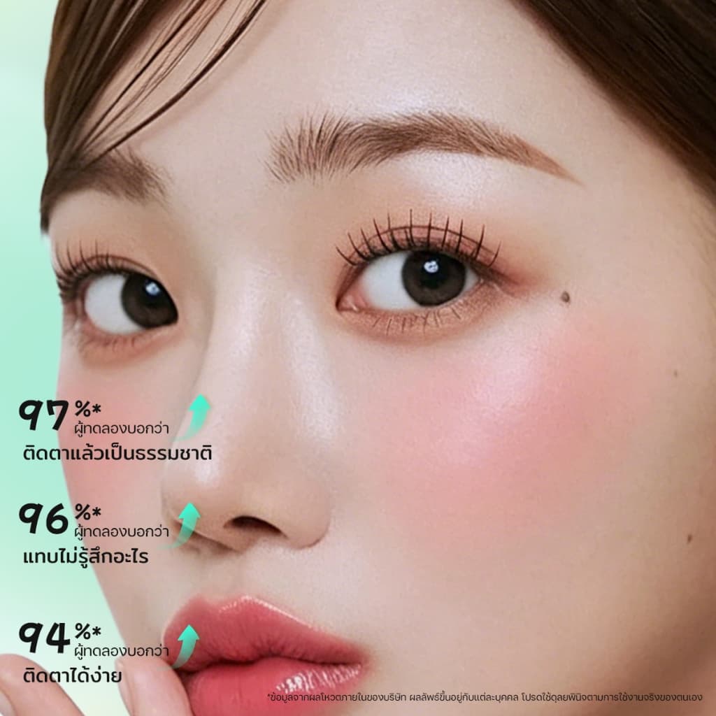 Dreehalo ซีรีส์ไอดอลลุคทุกวันขนตาสไตล์ไอดอล ลุคเด่นแบบไอดอล ตาคม มีพลัง F292 รูปที่ 7