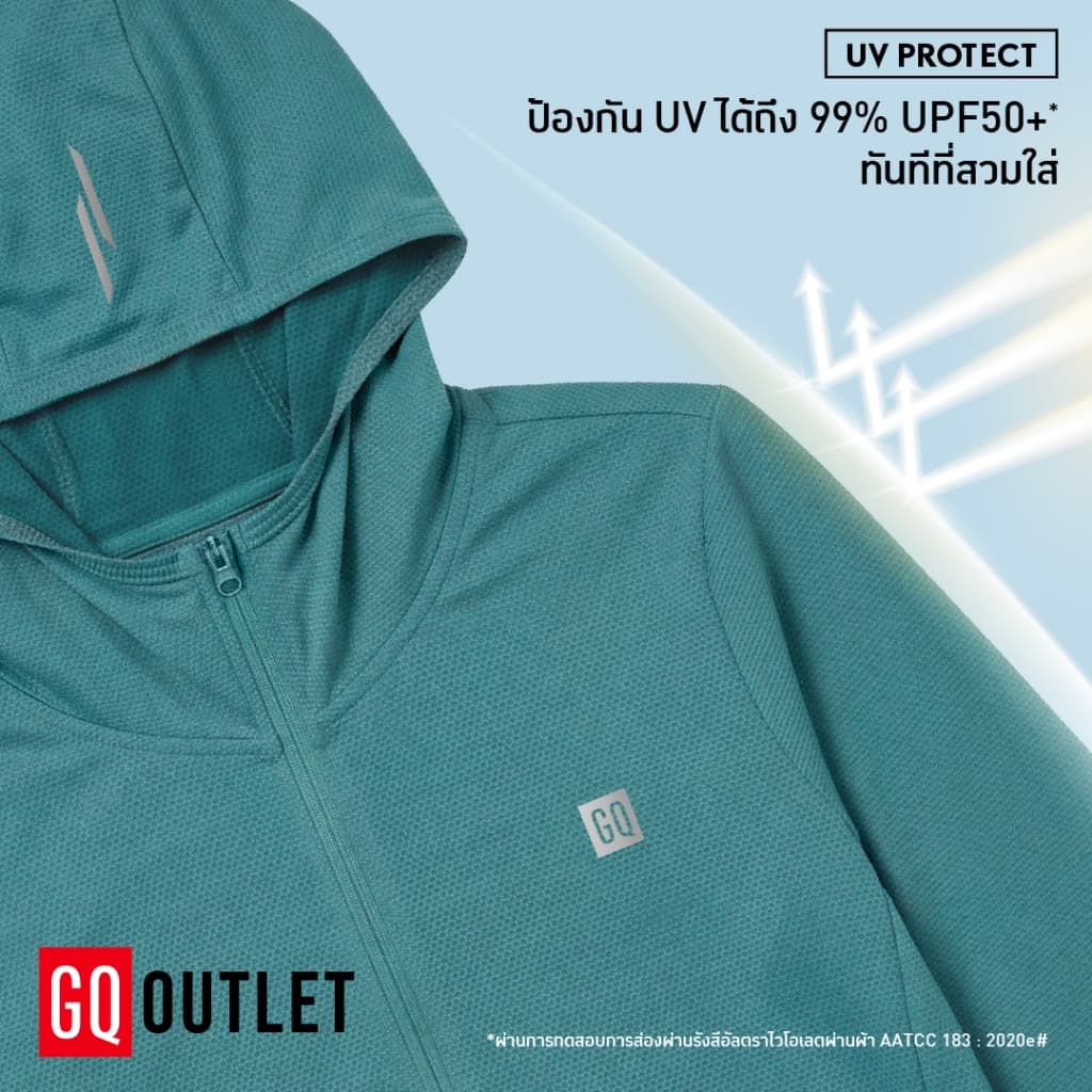 GQ Everyday Running & Training UV Women Jacket เสื้อแจ็คเก็ตกัน UV 99% UPF50+ รูปที่ 2