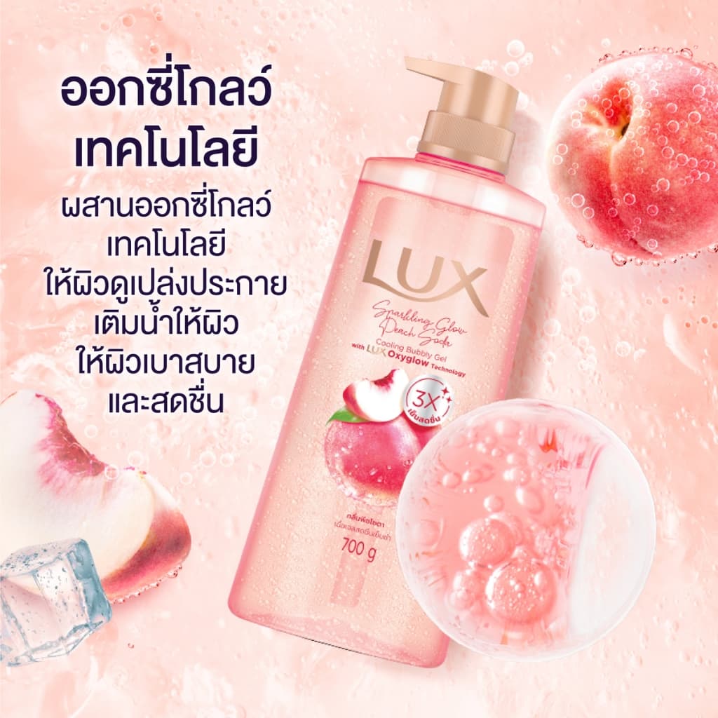ใหม่! เจลอาบน้ำ ลักส์ สปาร์คกลิ้ง ขนาด 700มลx1-x2 Lux Sparkling 700MLx1-x2 รูปที่ 8