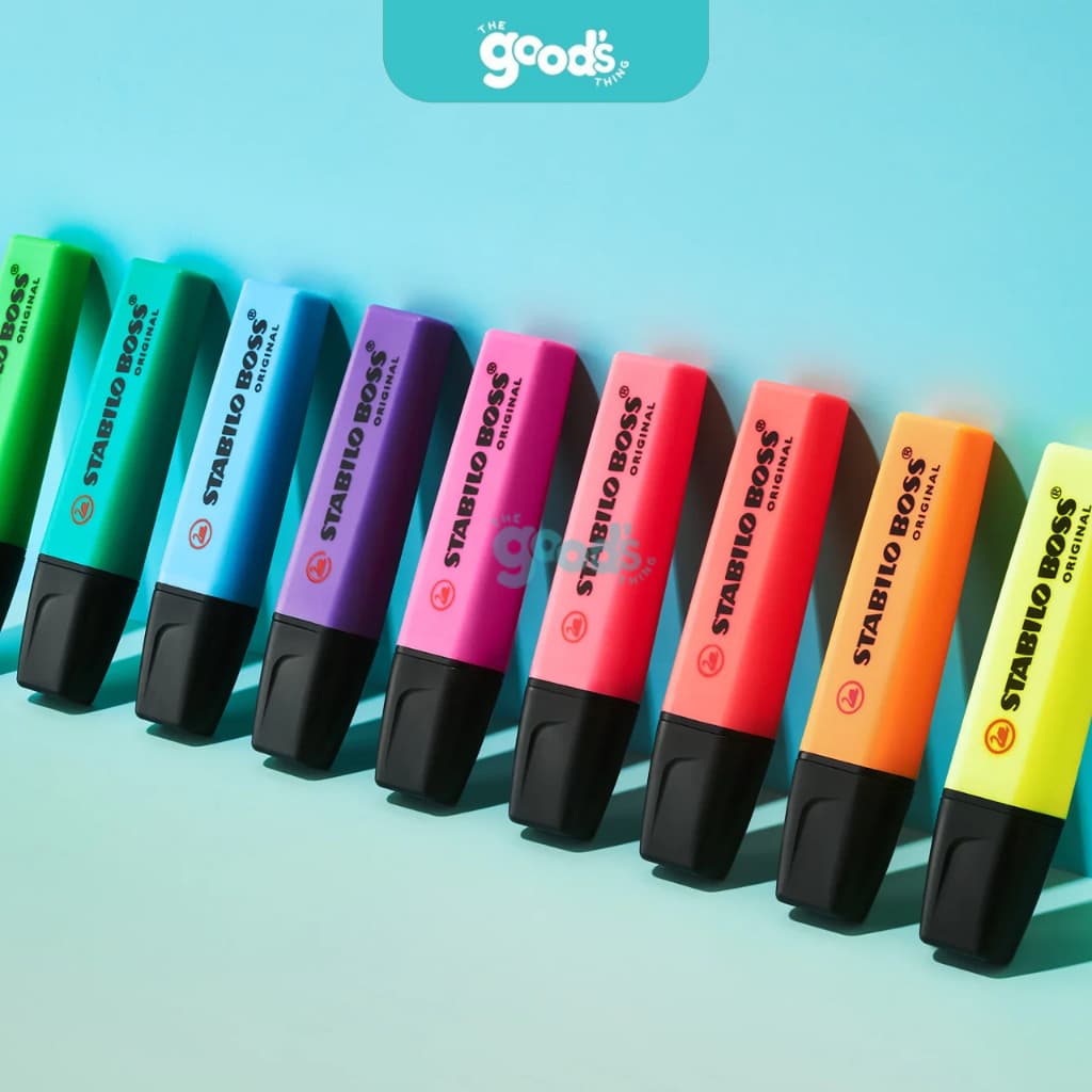 ปากกาเน้นข้อความ Stabilo รุ่น Boss 70 ปากกา ไฮไลท์ สตาบิโล หัวตัด รูปที่ 6