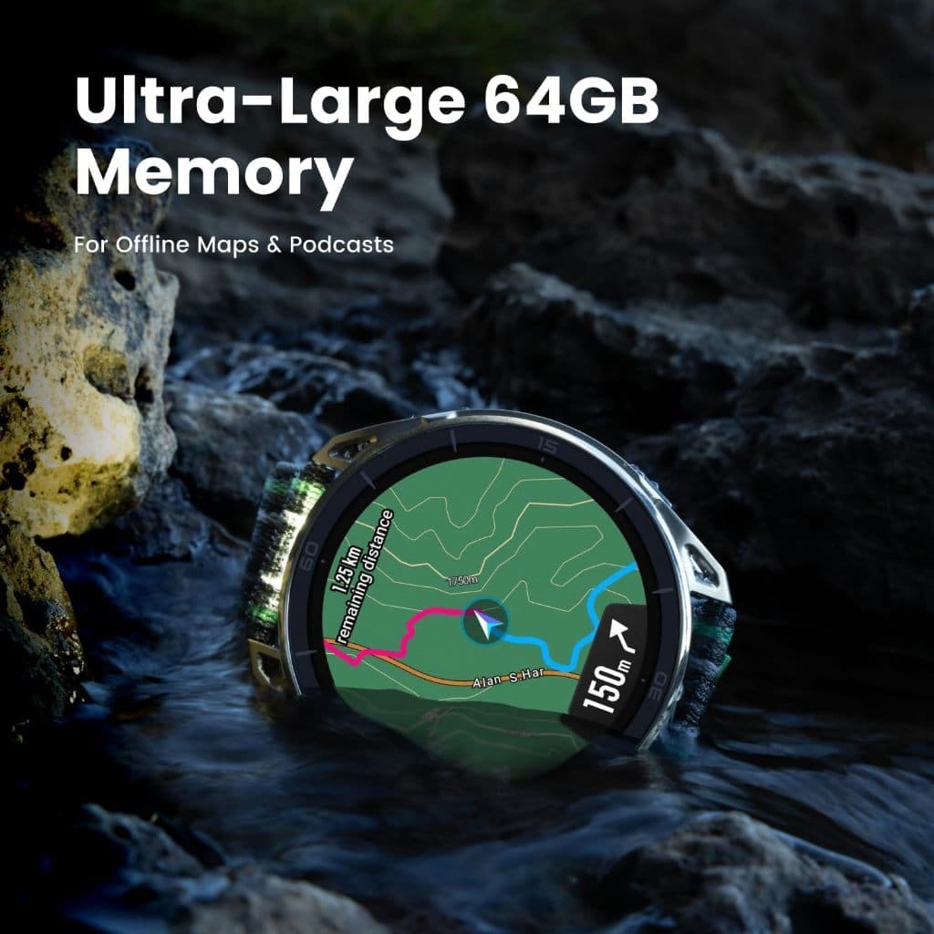Amazfit Cheetah 2 Ultra 47mm นาฬิกาวิ่ง GPS จอ AMOLED Sapphire ไทเทเนียม แบต 30 วัน แผนที่ออฟไลน์ 64GB รูปที่ 6