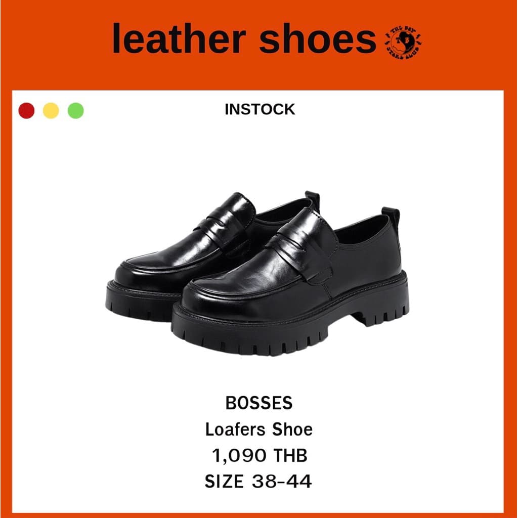 THEBOY-BOSSES Black Loafer Shoe รองเท้าโลฟเฟอร์ รูปที่ 1