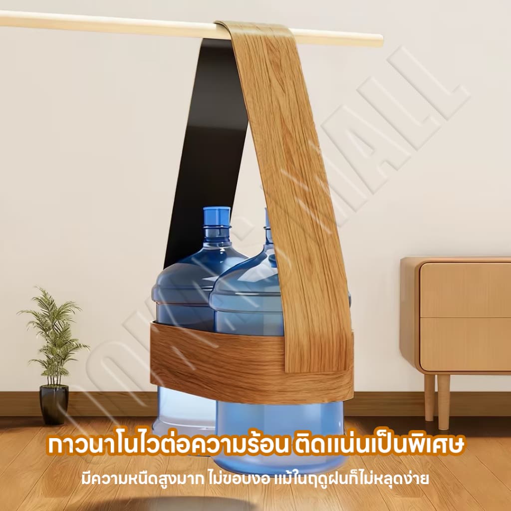 กระเบื้องยาง กระเบื้องยางลายไม้ 5ตรม/กล่อง วัสดุ PVC ติดตั้งง่าย ทนทาน ไม่กลัวความชื้น ถอดออกไร้รอย รูปที่ 5