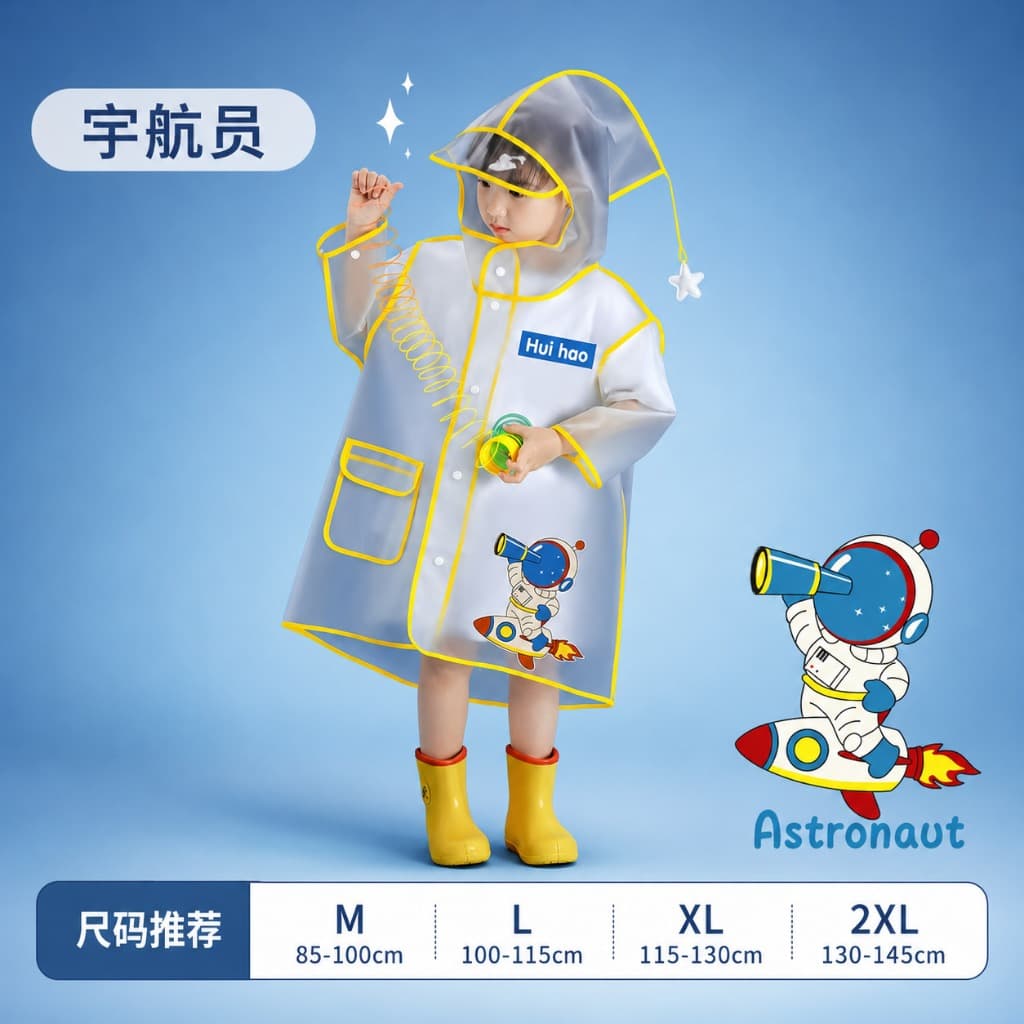 เสื้ิอกันฝนเด็ก ชุดกันฝนลายการ์ตูน มีหลายแบบให้เลือก ในไทย รูปที่ 2