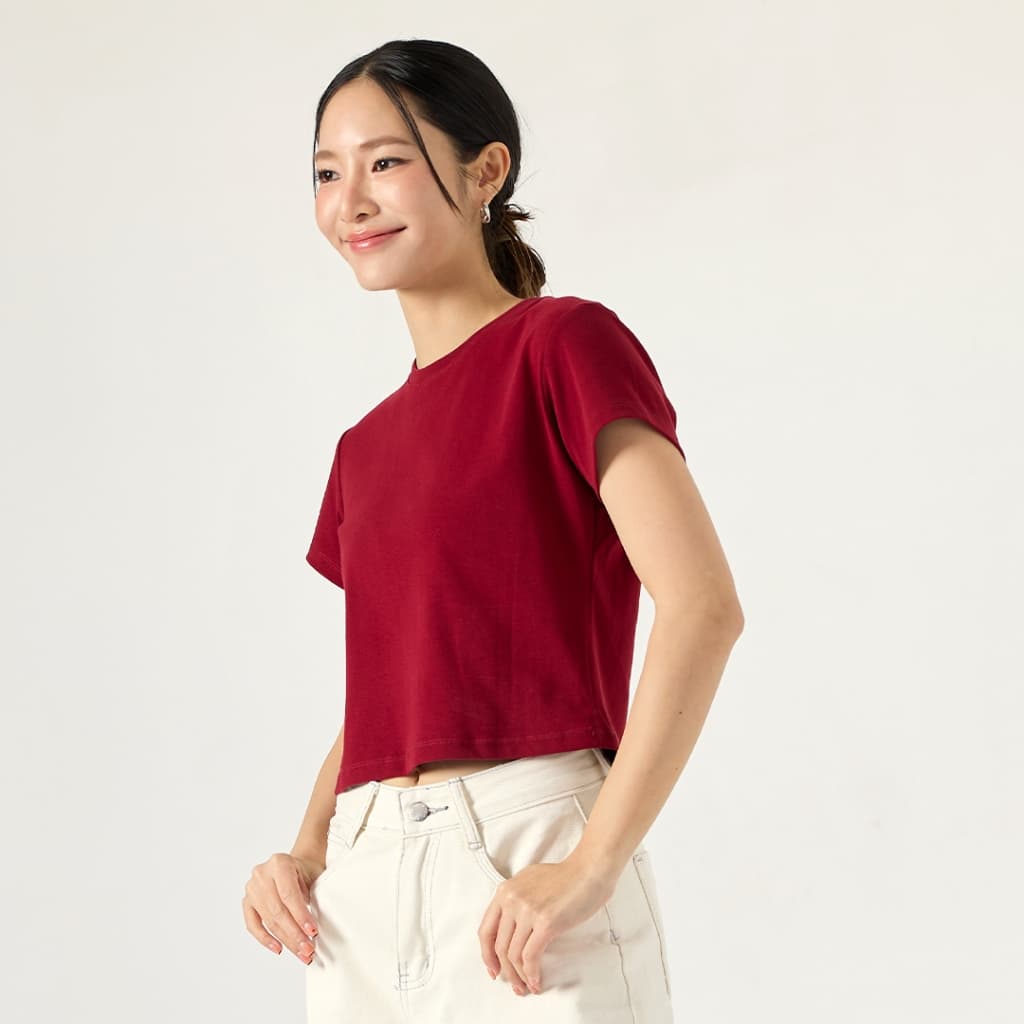 MEET ME - Top 0001 I BASIC JOYS เสื้อครอปเก็บหุ่นเป๊ะ รูปที่ 4