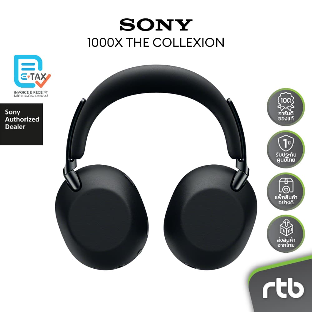 Sony 1000X THE COLLEXION หูฟังครอบหูไร้สาย Wireless Noise Cancelling Headphones หูฟังตัดเสียงรบกวน by RTB รูปที่ 5