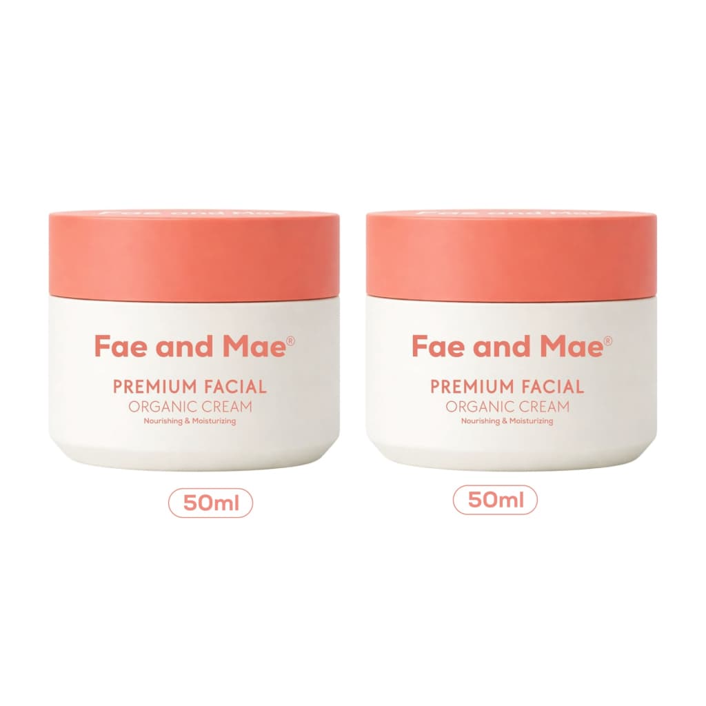 Fae and Mae เฟ แอนด์ เม SET มอยส์บูสต์ผิวหน้าใส ออร์แกนิก ดูแลหน้าใสต่อเนื่อง PREMIUM FACIAL ORGANIC CREAM 2 กระปุก รูปที่ 3