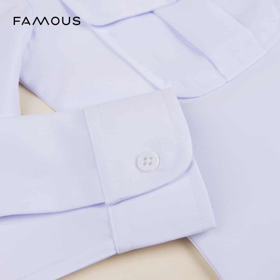 ชุดพนักงานราชการแขนยาวสีขาวชาย /เสื้อพนักงานราชการแขนยาวสีขาวชาย รูปที่ 7