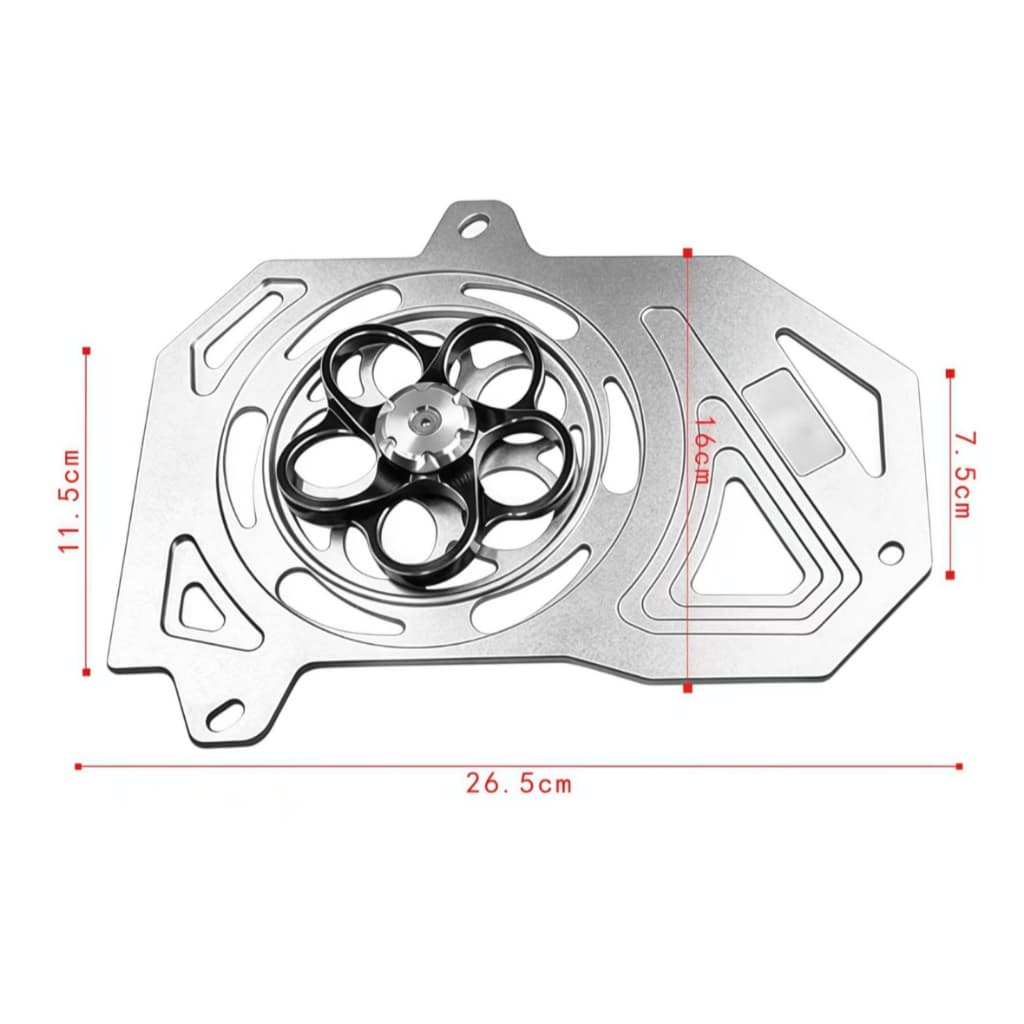 ฝาครอบพัดลมหม้อน้ำ Giorno / PCX160 / Click 160 / LEAD / ADV160 หมุนได้ งาน CNC รูปที่ 7